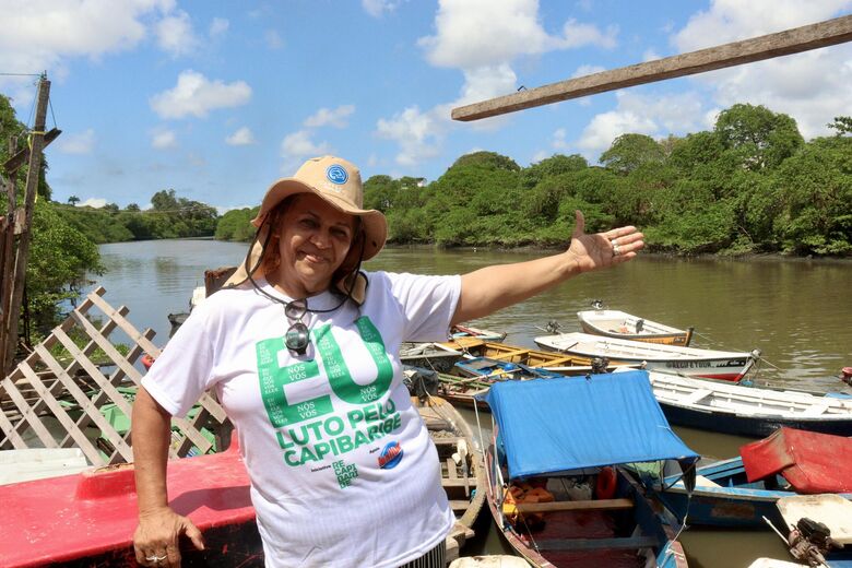 Fundadora da ONG Recapibaribe, Socorro Cantanhede. Foto: Júnior Soares / Folha de Pernambuco