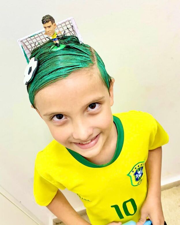Cabelo maluco masculino infantil deals