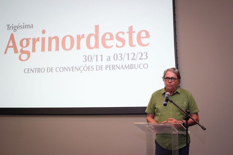 Café da manhã de lançamento da 30ª Agrinordeste. Na foto: Murilo Guerra, Presidente do Sebrae. Foto: Clarice Melo/Folha de Pernambuco