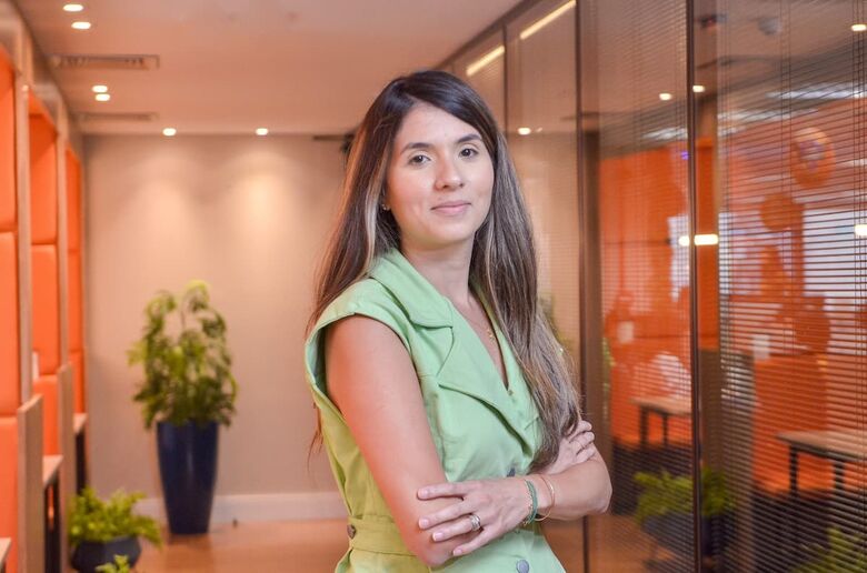 Paula Carolina, CPO (Chief Produtc Officer) do Hub Nogueira | Foto: Arthur Mota/Folha de Pernambuco