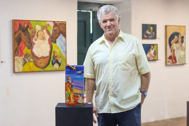 Roberto Ploeg, artista visual. Foto: Walli Fontenele/Folha de Pernambuco