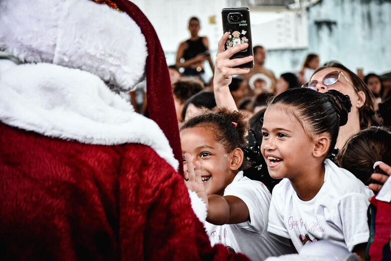 Ação especial de Natal do SAMU Recife. - Foto: Richardson Martins/SAMU