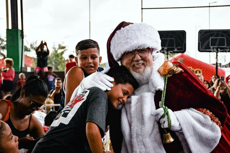 Ação especial de Natal do SAMU Recife. - Foto: Richardson Martins/SAMU