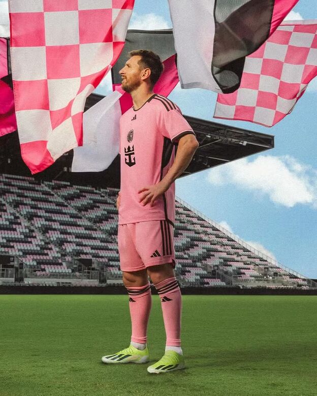 Camisa do Inter Miami para 2024. Foto: Divulgação/ Inter Miami.