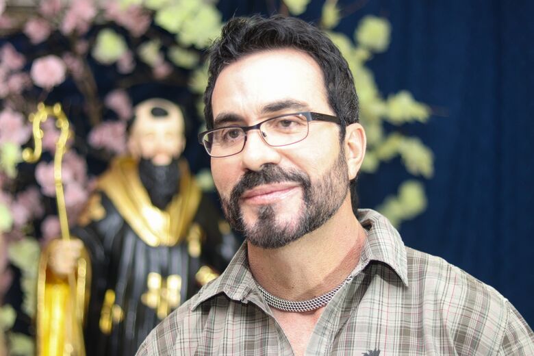 426ª Festa do Glorioso Padroeiro Santo Amaro de Jaboatão dos Guararapes - Entrevista com o padre Fábio de Melo. Foto: Walli Fontenele / Folha de Pernambuco.