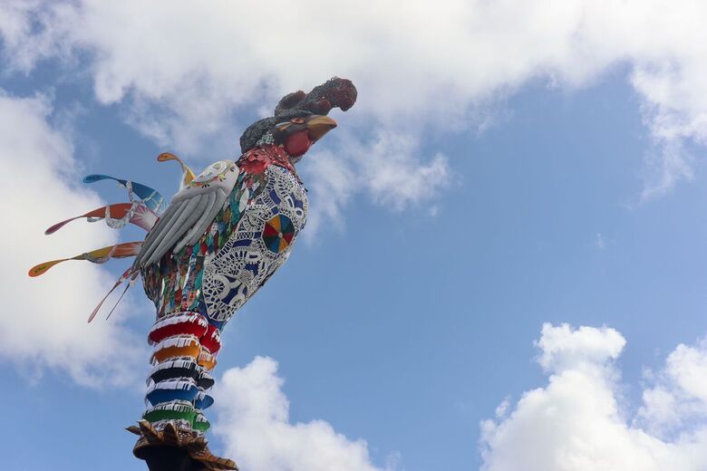 Galo Gigante do Carnaval 2024 do Recife - Foto: Júnior Soares/Folha de Pernambuco
