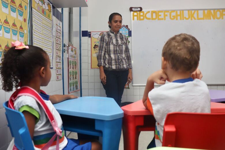 Inauguração da Creche Escola Municipal da Imbiribeira, na Zona Sul do Recife. Foto: Júnior Soares/Folha de Pernambuco