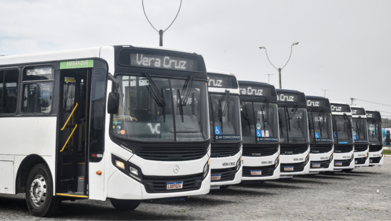 Novos ônibus da Vera Cruz. - Foto: Leo Caldas/Divulgação/Vera Cruz