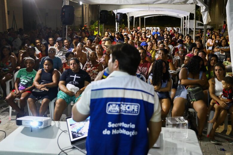 Sorteio dos apartamentos dos habitacionais Vila Brasil I e II é realizado pela Prefeitura do Recife
Foto: Marlon Diego/PCR