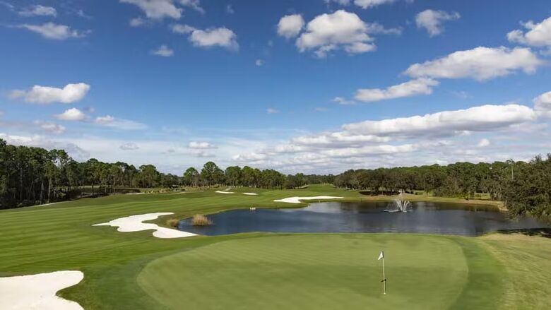 O campo de golfe do luxuoso Four Seasons, que será casa da seleção brasileira antes da Copa América Foto: Divulgação