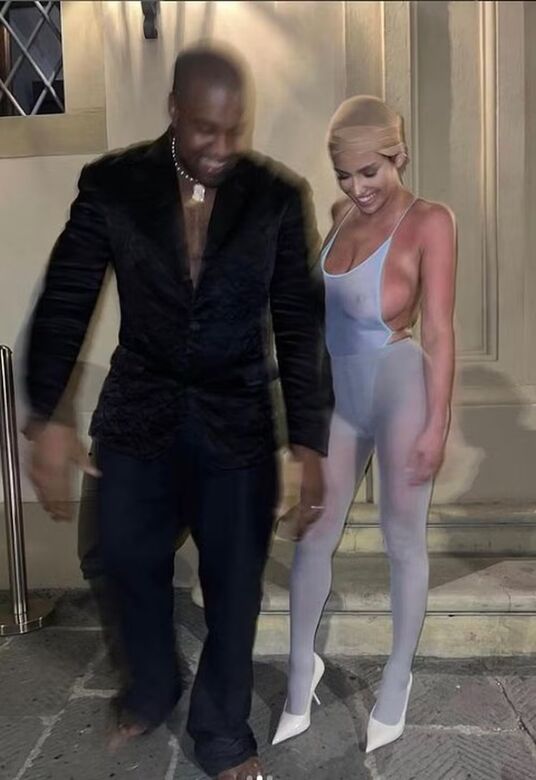 Kanye Wesy e Bianca Censori  Foto: Reprodução Instagram