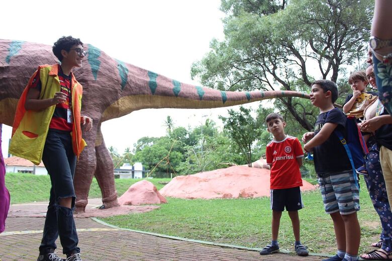 Atividades de férias escolares no Espaço Ciência, em Olinda. - Foto: Clarice Melo/Folha de Pernambuco