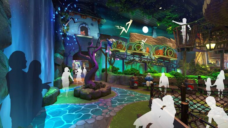 Imagens conceituais da Vila dos Smurfs Park em São Paulo | Foto: Vila dos Smurfs Park/Divulgação