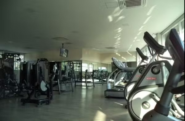 A academia do condomínio Tamboré 1  Foto: Reprodução