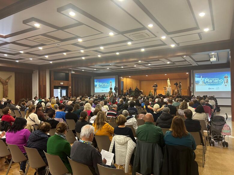 Congresso Mariano da Obra de Maria, em Fátima (Foto: William Tavares/Folha de Pernambuco)