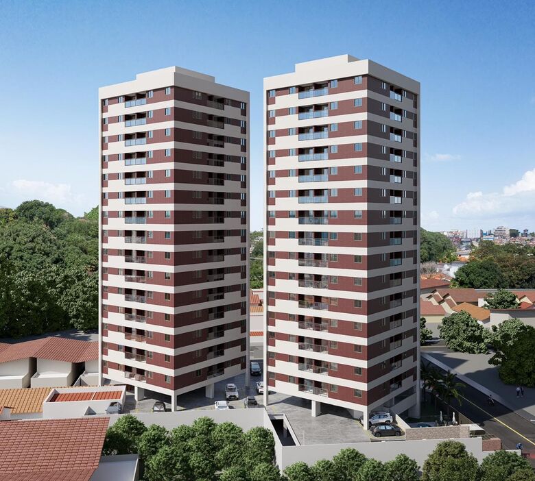 São duas torres, com 3 unidades por andar e condições de financiamento de até 90% pela Caixa Econômica Federal // Foto: Naelson Junior/Divulgação