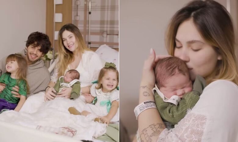 Virginia Fonseca, Zé Felipe e os filhos, Zé Leonardo, Maria Alice e Maria Flor  Foto: Reprodução/Instagram