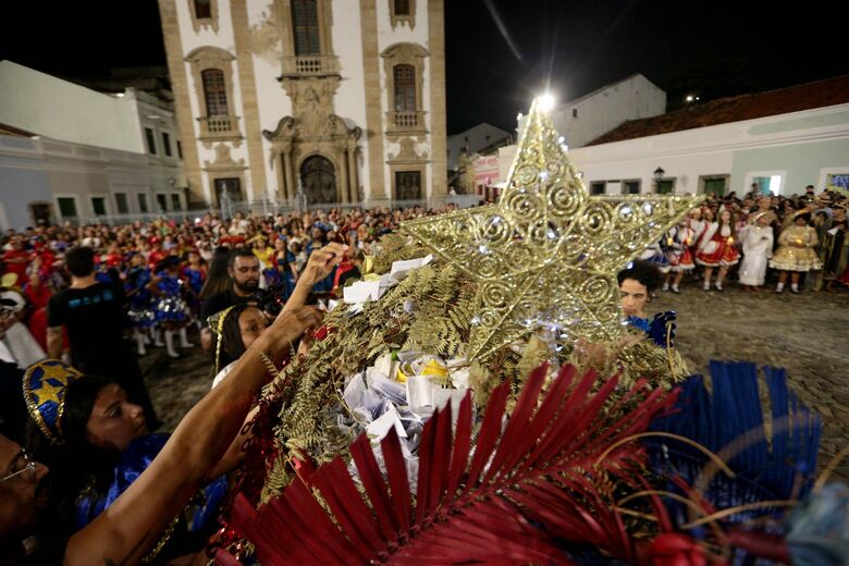 Queima da Lapinha, no Pátio de São Pedro. Foto: Rafael Melo/Folha de Pernambuco