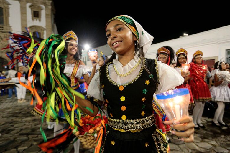 Queima da Lapinha, no Pátio de São Pedro. Foto: Rafael Melo/Folha de Pernambuco
