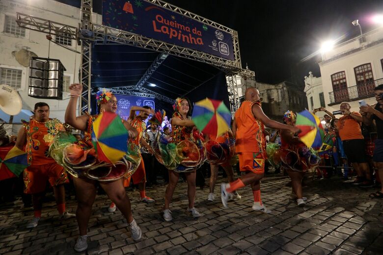 Queima da Lapinha, no Pátio de São Pedro. Foto: Rafael Melo/Folha de Pernambuco