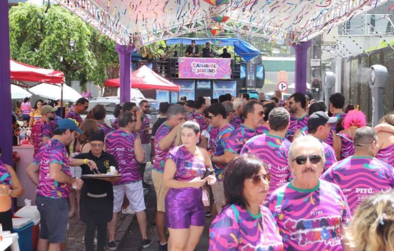 Segunda edição do Carnaval dos Jardins aconteceu no último sábado (25). Foto: Divulgação/Carnaval dos Jardins