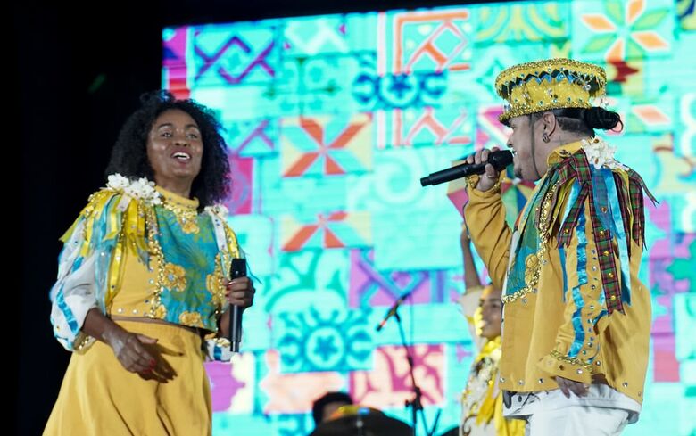 A Orquestra de Frevo Zezé Correa foi a responsável por iniciar a sexta-feira (28) do Palco da Praça do Carmo - Foto: Divulgação/Prefeitura de Olinda 
