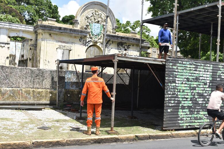 Vistoria da SDS no percurso do Galo da Madrugada. - Foto: Secretaria de Defesa Social/Divulgação