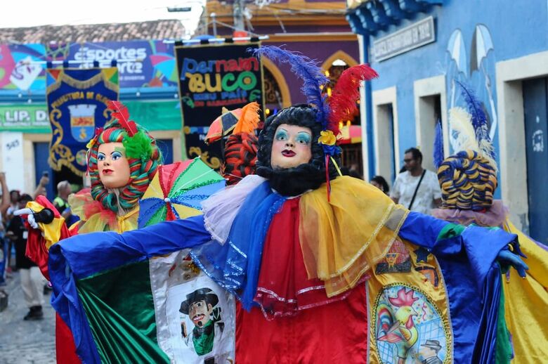 Cortejo de abertura do Carnaval de Olinda reúne blocos e troças tradicionais da cidade. Fotos: Ricardo Fernandes/Folha de Pernambuco