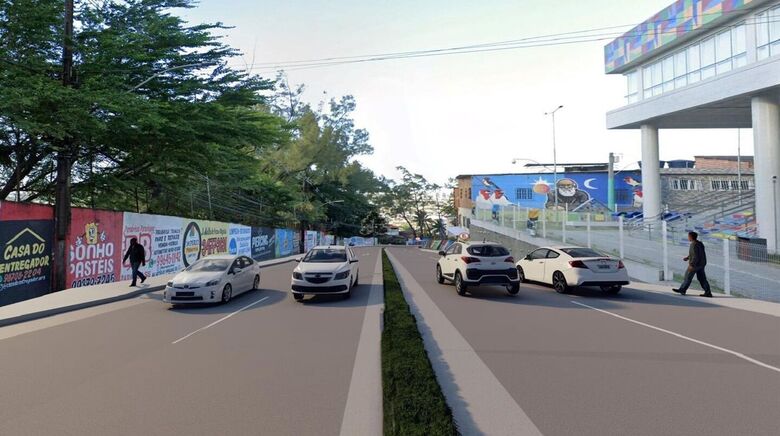 Projeção da duplicação da Ladeira da Cohab começam com investimento de quase R$ 11 milhões. - Foto: Prefeitura do Recife/Divulgação