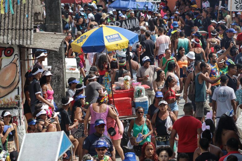 Milhares de pessoas compareceram ao bloco | Foto: Walli Fontenele/Folha de Pernambuco