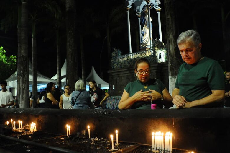Missa em sufrágio do papa Francisco no Santuário do Morro da Conceição. Foto: Ricardo Fernandes/Folha de Pernambuco.