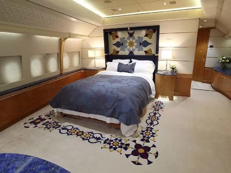 Boeing 747 da família real do Catar  Foto: Reprodução