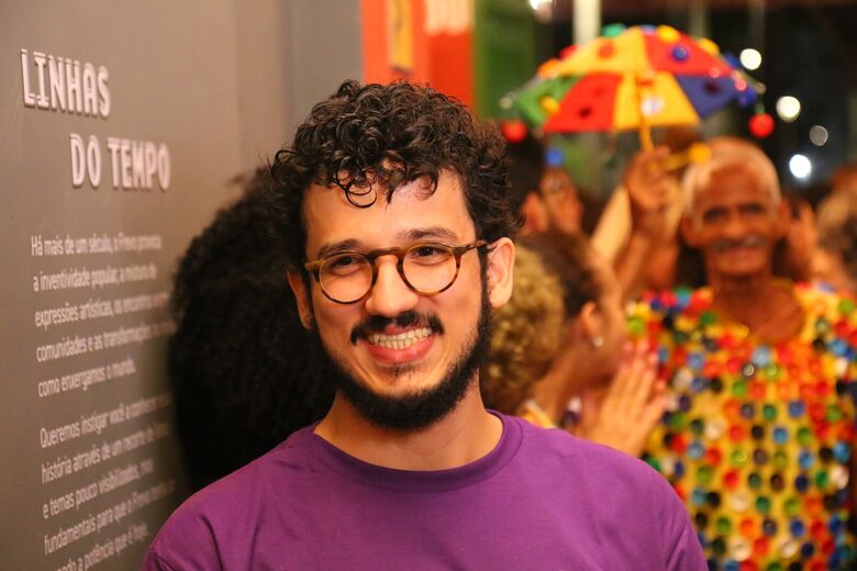 Luiz Vinícius Maciel, pesquisador do Paço do Frevo | Foto: Paullo Almeida/Folha de Pernambuco