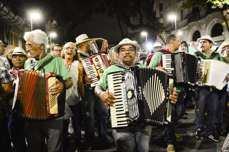 A Caminhada do Forró tem concentração às 17h, na Rua da Moeda, e cortejo até a Praça do Arsenal, com shows que começam às 20h30. Foto: Wesley D'Almeida