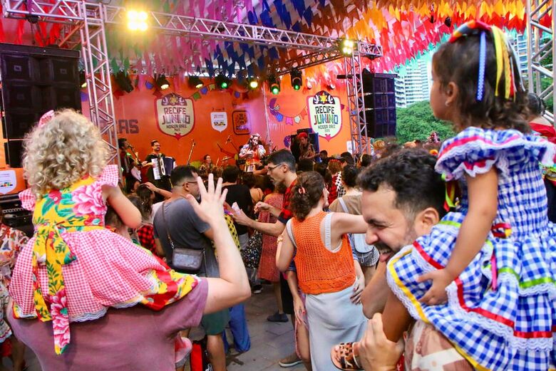 Véspera de São João no Parque das Graças. Foto: Paullo Allmeida/Folha de Pernambuco.