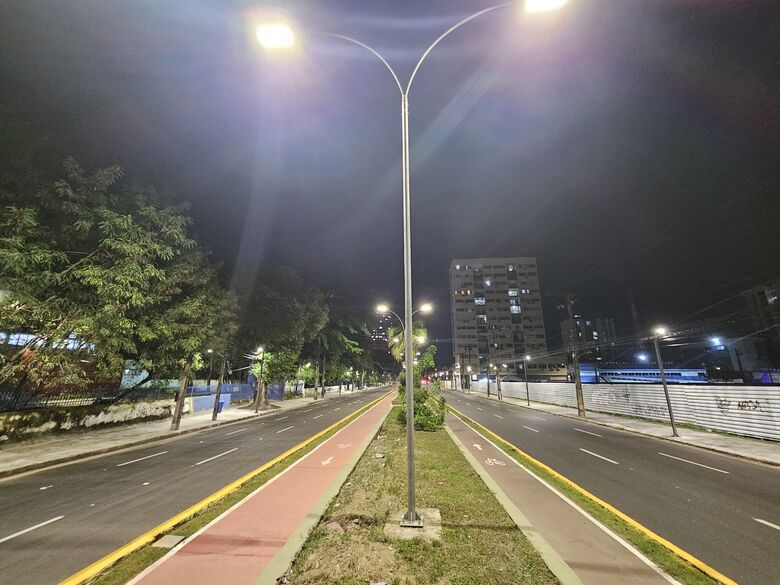 Obras na avenida Mário Melo foram entregues à população | Foto: Wagner Ramos/Prefeitura do Recife