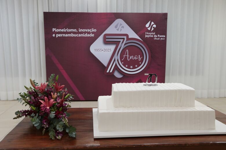 Celebração dos 70 anos Hospital Jayme da Fonte, completados no dia 10 de julho. Foto: Rafael Melo/Folha de Pernambuco.