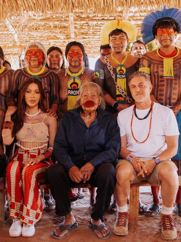 Anitta se emocionou ao participar de ritual indígena no Xingu | Foto: Instagram @anitta/Reprodução