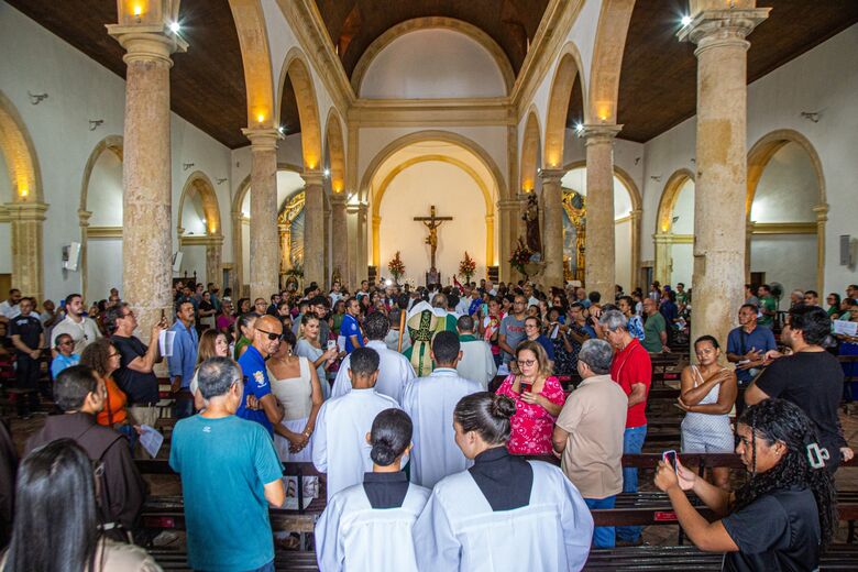 Olinda inicia festa do Padroeiro Santíssimo Salvador. Foto: Matheus Ribeiro/Folha de Pernambuco.