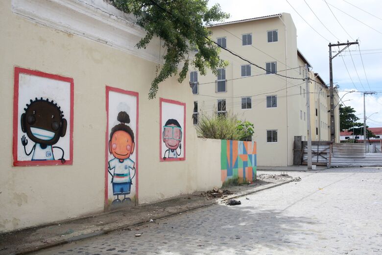 Para o arquiteto e urbanista Francisco Cunha, espaços integrados como os da Comunidade do Pilar, no Bairro do Recife, são benéficos para a qualidade de vida da população. Foto: Davi de Queiroz/Folha de Pernambuco