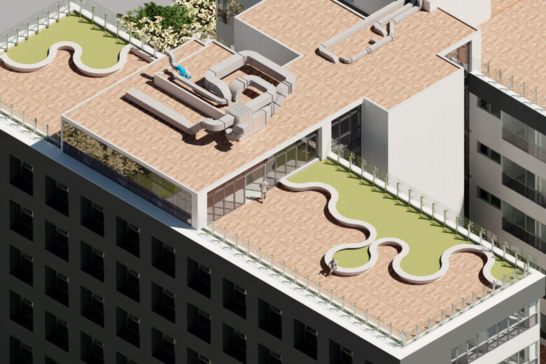 Imagens do projeto da nova sede da Polícia Federal, no Bairro do Recife. Foto: Divulgação.