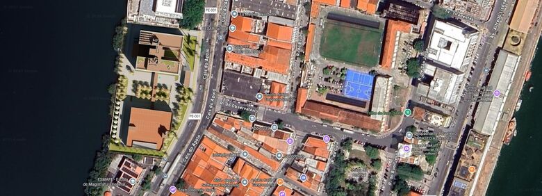 Imagens do projeto da nova sede da Polícia Federal, no Bairro do Recife. Foto: Divulgação.