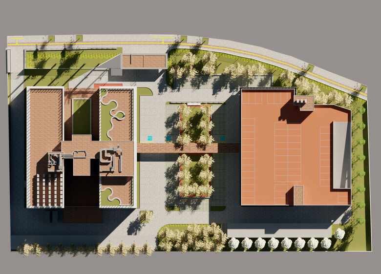 Imagens do projeto da nova sede da Polícia Federal, no Bairro do Recife. Foto: Divulgação.