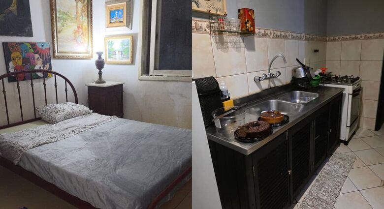 DEPOIS: Imagens de como a mesma casa ficou após o mutirão de limpeza. - Foto: Instagram/@deisefalci/Reprodução