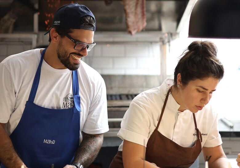Rafael Benamor e  Monique Gabiatti (Foto: Rui Nagae/Divulgação)