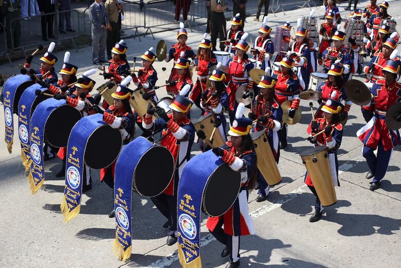 Desfile cívico-militar no Recife | Foto: Matheus Ribeiro/Folha de Pernambuco