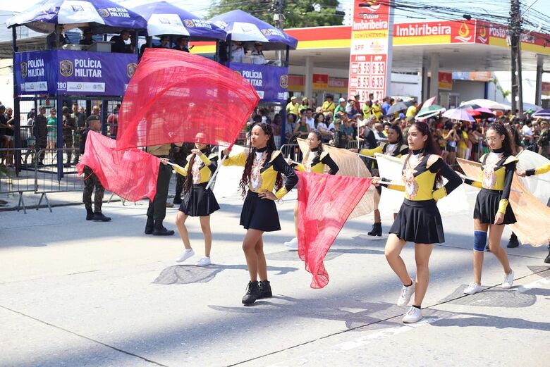 Desfile cívico-militar no Recife | Foto: Matheus Ribeiro/Folha de Pernambuco