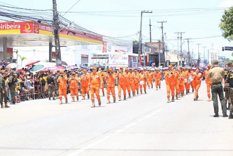 Desfile cívico-militar no Recife | Foto: Matheus Ribeiro/Folha de Pernambuco