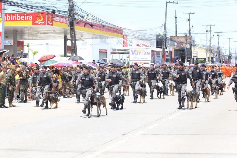 Desfile cívico-militar no Recife | Foto: Matheus Ribeiro/Folha de Pernambuco