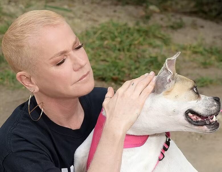 Xuxa em fevereiro, antes do transplante capilar Foto: Reprodução/Instagram